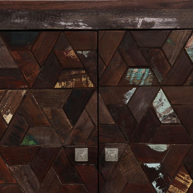 Sideboard Solid Reclaimed Wood 60x30x76 Cm Image 3