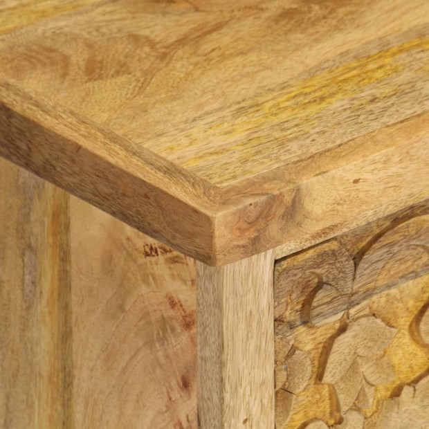 Bedside Table Solid Mango Wood 40x30x50cm Image 2
