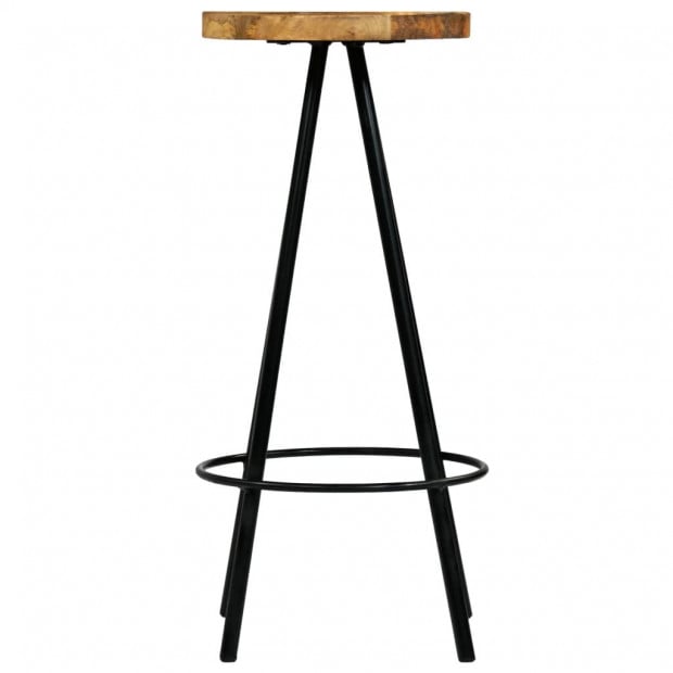 Bar Chairs 4 Pcs Solid Mango Wood Image 3