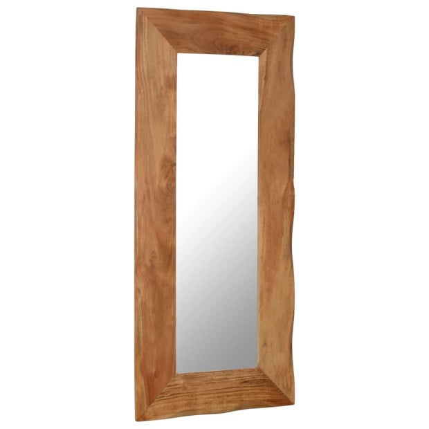 Cosmetic Mirror 50x110 Cm Solid Acacia Wood Image 6