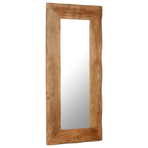 Cosmetic Mirror 50x110 Cm Solid Acacia Wood Image 8