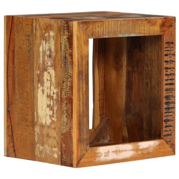 Stool 40x30x40 Cm Solid Reclaimed Wood