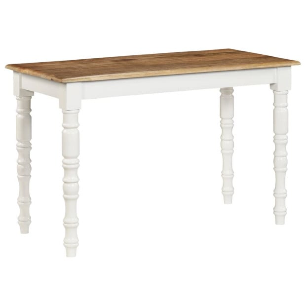 Dining Table 120x60x76 Cm Solid Mango Wood