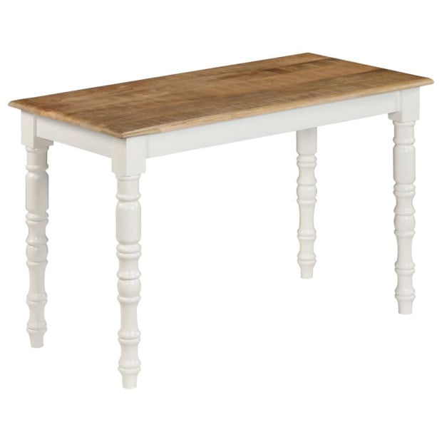 Dining Table 120x60x76 Cm Solid Mango Wood Image 11