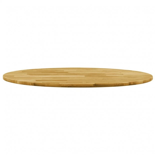 Table Top Solid Oak Wood Round 23mm x 600mm Image 2