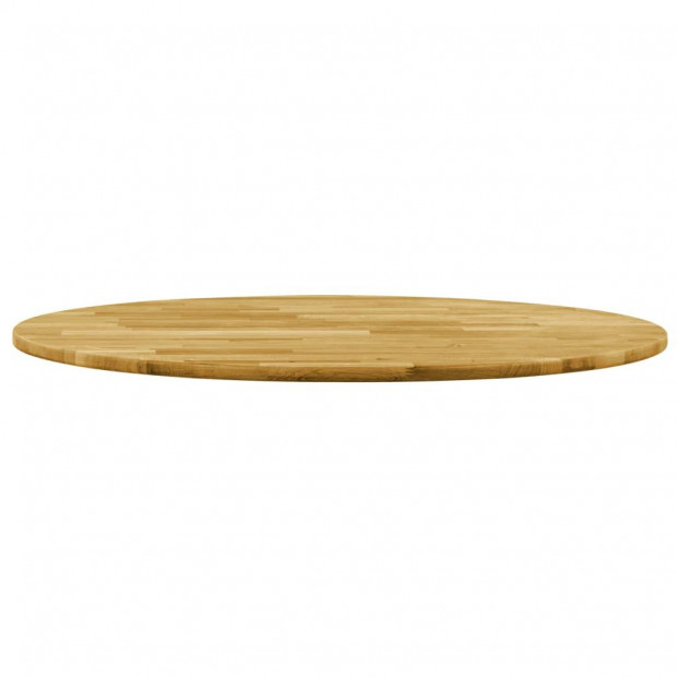 Table Top Solid Oak Wood Round 23mm x 900mm Image 2