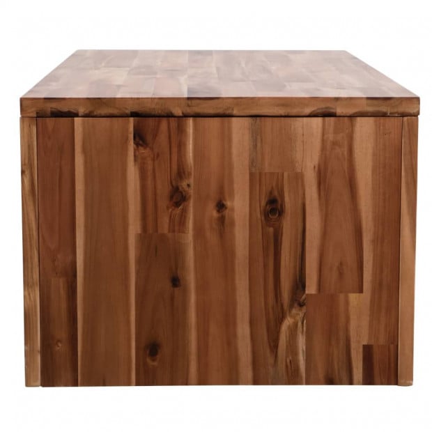 Coffee Table Solid Acacia Wood 90x50x37.5 Cm Image 3
