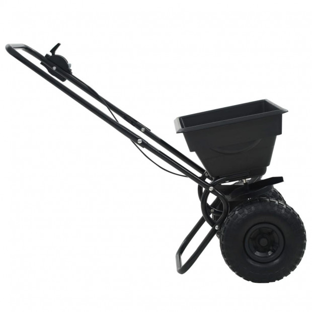 Walk Behind Salt Spreader Pvc And Steel 92x46x70 Cm 15 L Image 3