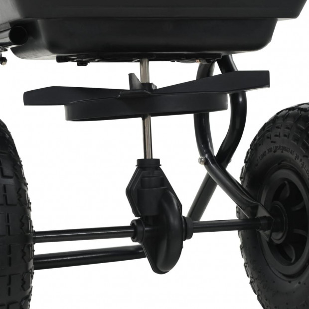Walk Behind Salt Spreader Pvc And Steel 92x46x70 Cm 15 L Image 8
