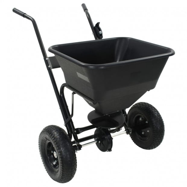 Walk Behind Salt Spreader Pvc And Steel 106x73x76 Cm 45 L Image 7