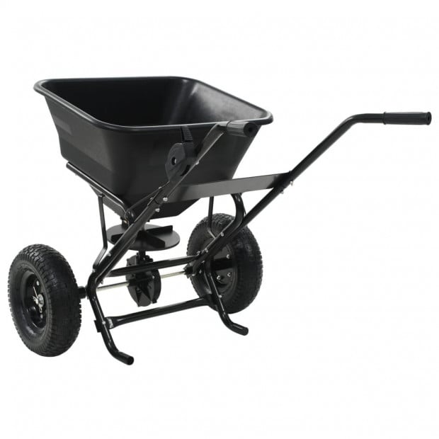 Walk Behind Salt Spreader Pvc And Steel 106x73x76 Cm 45 L Image 9