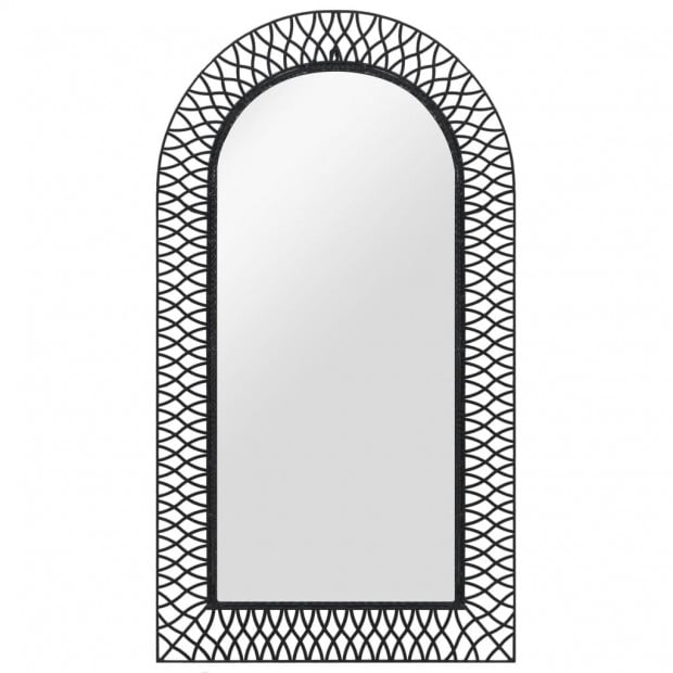 Wall Mirror Arched 60x110 Cm Black