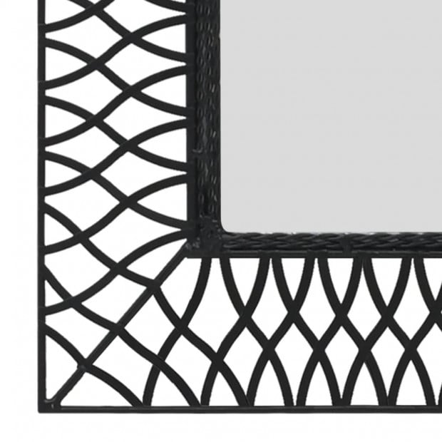 Wall Mirror Arched 60x110 Cm Black Image 3
