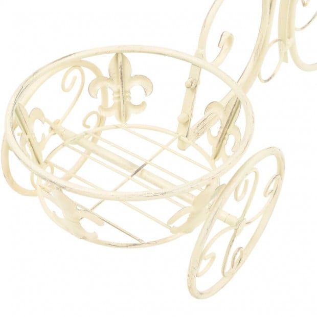 Plant Stand Bicycle Shape Vintage Style Metal Image 5