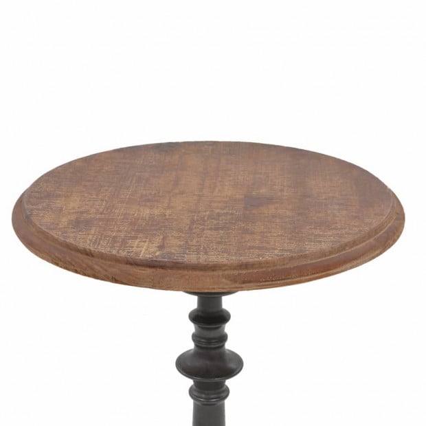 End Table Solid Fir Wood 40x64 Cm Brown Image 2