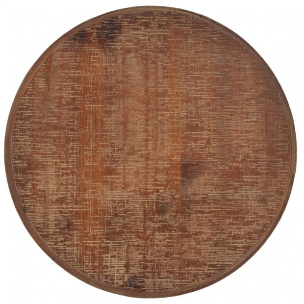 End Table Solid Fir Wood 40x64 Cm Brown Image 3