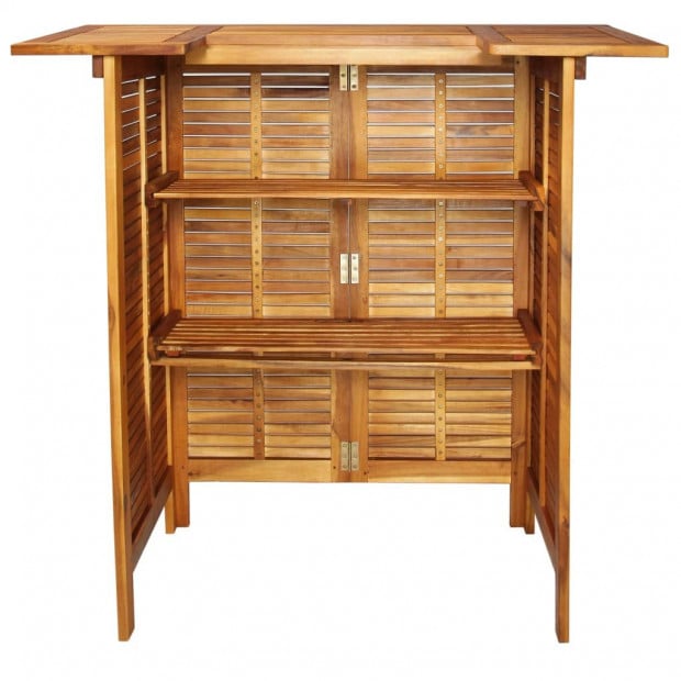 Bar Table 110x50x105 Cm Solid Acacia Wood Image 4