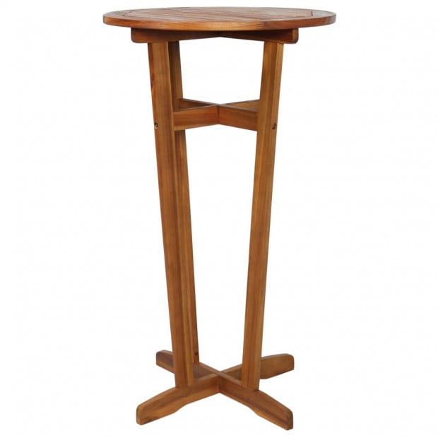Bar Table 60x105 Cm Solid Acacia Wood
