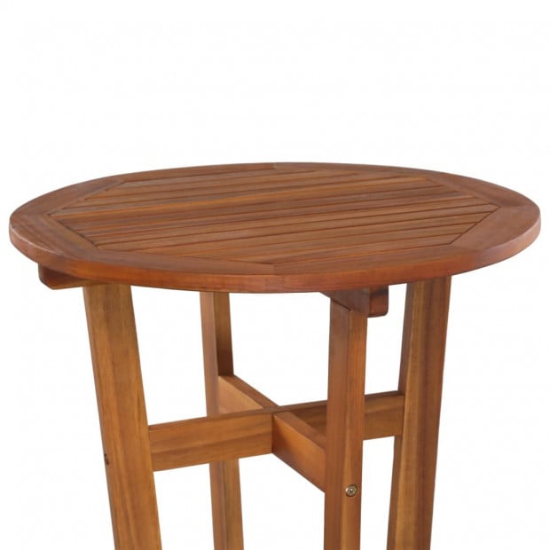 Bar Table 60x105 Cm Solid Acacia Wood Image 3