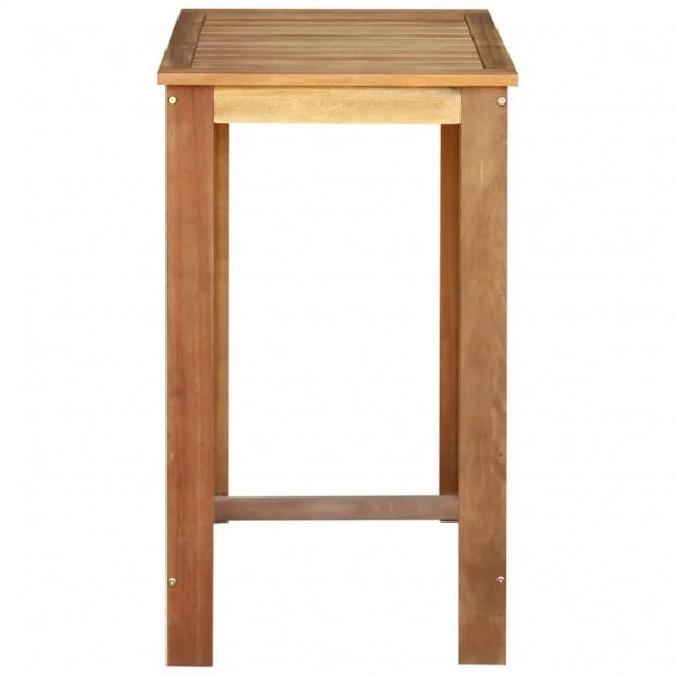 Bar Table Solid Acacia Wood 60x60x105 Cm Image 2