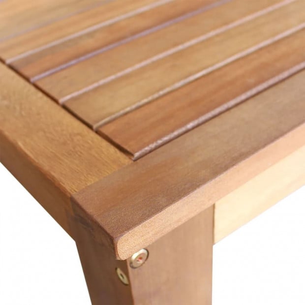 Bar Table Solid Acacia Wood 60x60x105 Cm Image 3