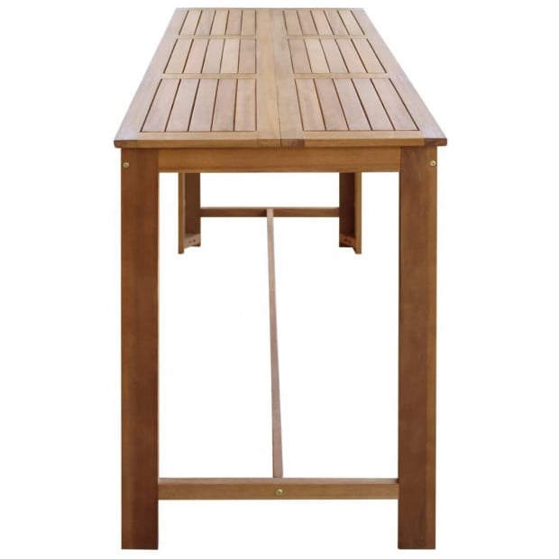 Bar Table Solid Acacia Wood 150x70x105 Cm Image 3