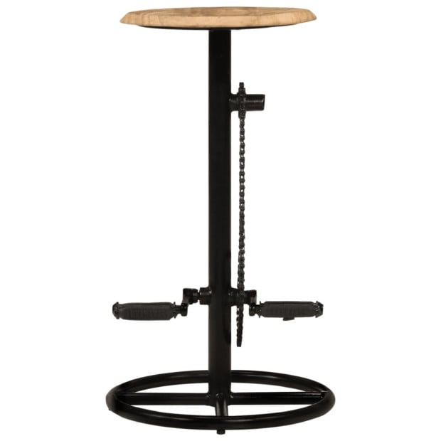 Bar Chairs 2 Pcs Solid Mango Wood Image 7