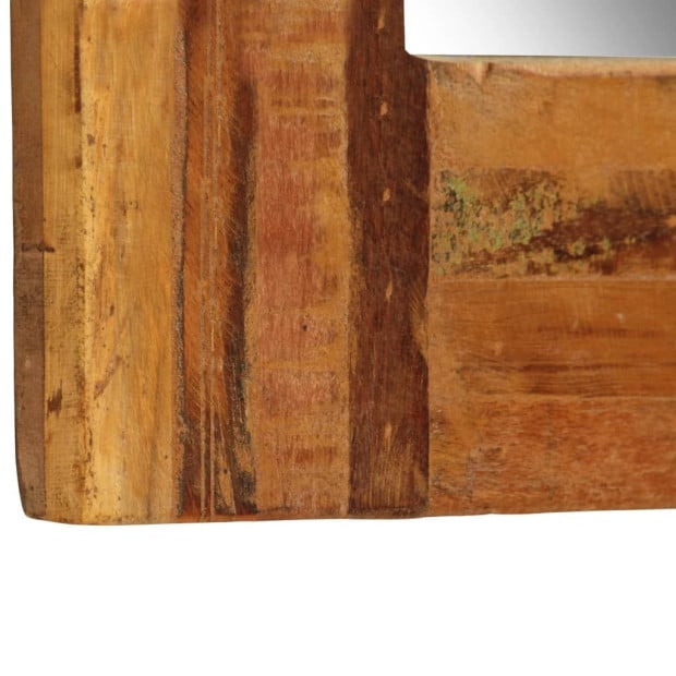 Wall Mirror Solid Reclaimed Wood 60x90 Cm Image 4