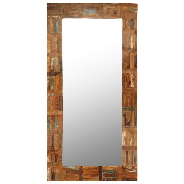 Wall Mirror Solid Reclaimed Wood 60x120 Cm Image 11