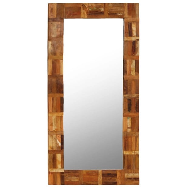 Wall Mirror Solid Reclaimed Wood 60x120 Cm Image 3