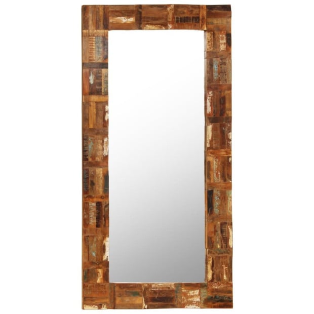 Wall Mirror Solid Reclaimed Wood 60x120 Cm Image 9