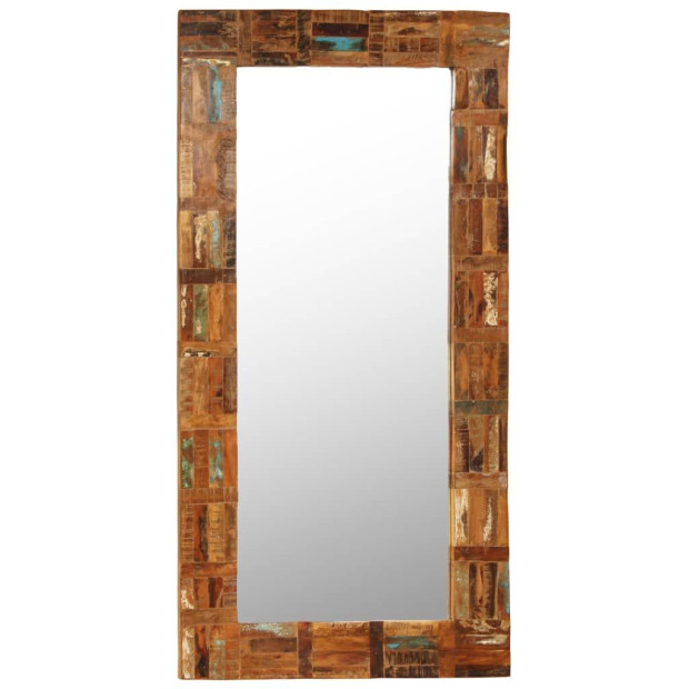 Wall Mirror Solid Reclaimed Wood 60x120 Cm Image 10