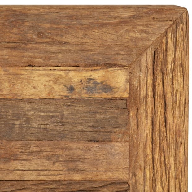 Coffee Table Solid Reclaimed Wood 70x70x30 Cm Image 7