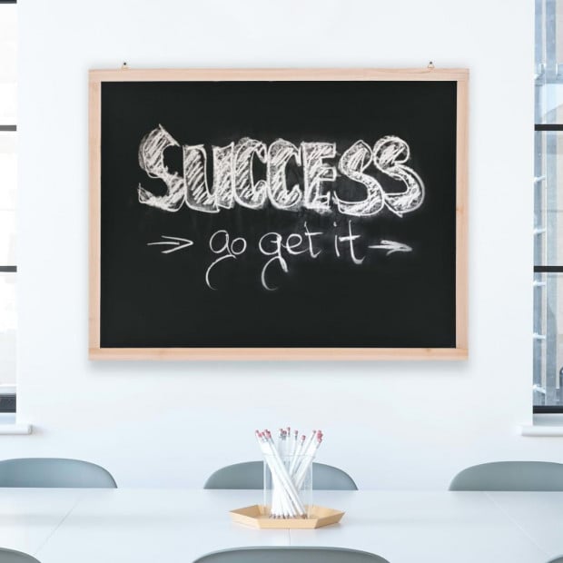 Wall-mounted Blackboard Cedar Wood 60x80 Cm Image 2
