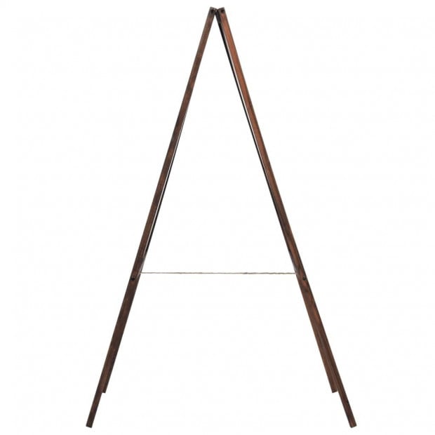 Double-sided Blackboard Cedar Wood Free Standing 40x60 Cm Image 4