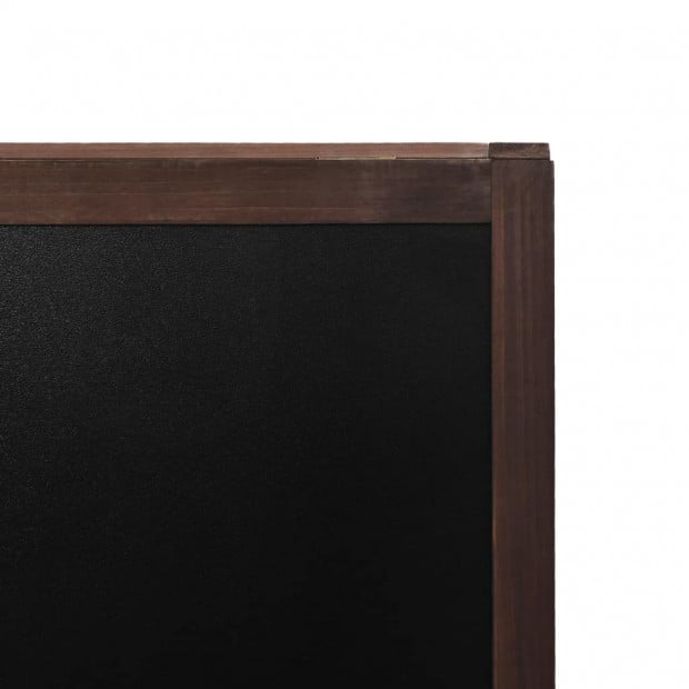 Double-sided Blackboard Cedar Wood Free Standing 40x60 Cm Image 5