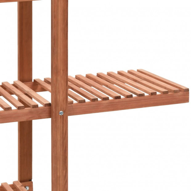 Plant Stand Cedar Wood 86x36x139 Cm Image 4