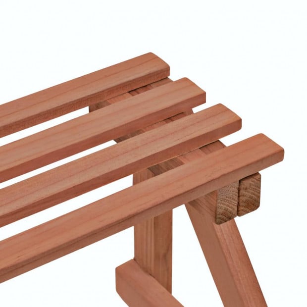 3-tier Plant Stand Cedar Wood 48x45x40 Cm Image 4