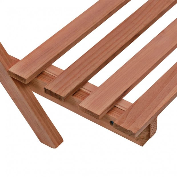 3-tier Plant Stand Cedar Wood 48x45x40 Cm Image 5