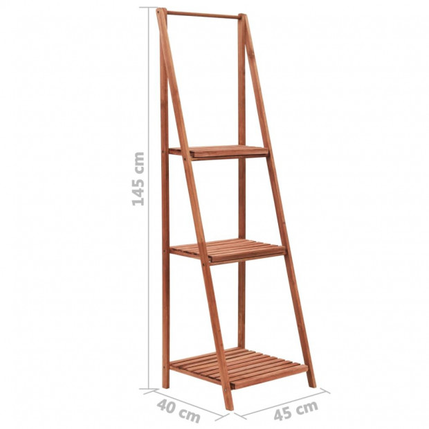 Plant Stand Cedar Wood 45x40x145 Cm Image 8