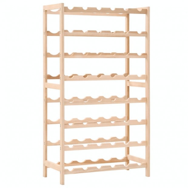 Wine Rack Cedar Wood 57,5x28x102 Cm Image 2