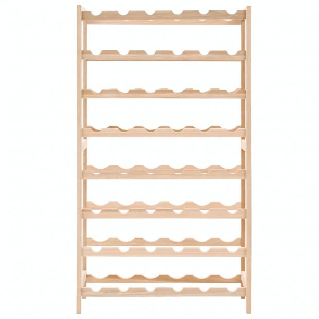 Wine Rack Cedar Wood 57,5x28x102 Cm Image 3