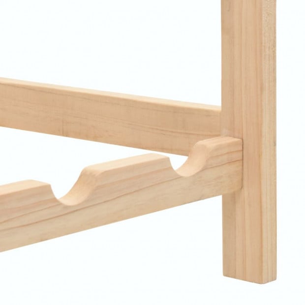 Wine Rack Cedar Wood 57,5x28x102 Cm Image 6