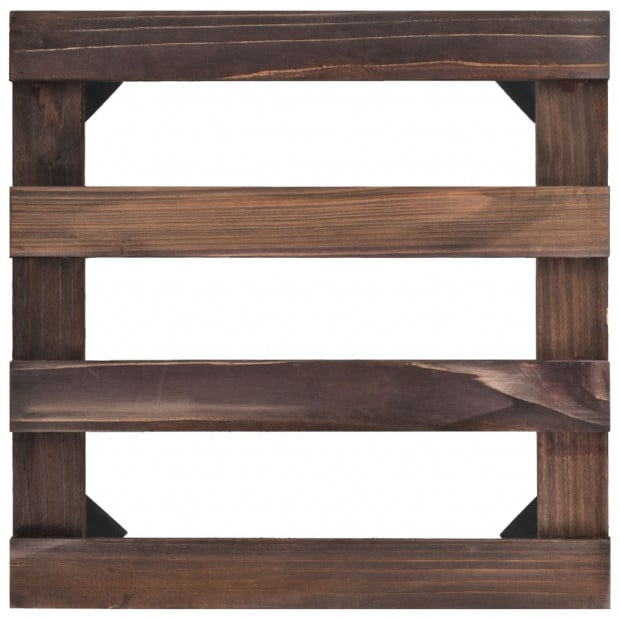 Plant Rollers 4 Pcs Cedar Wood 25x25 Cm Image 4