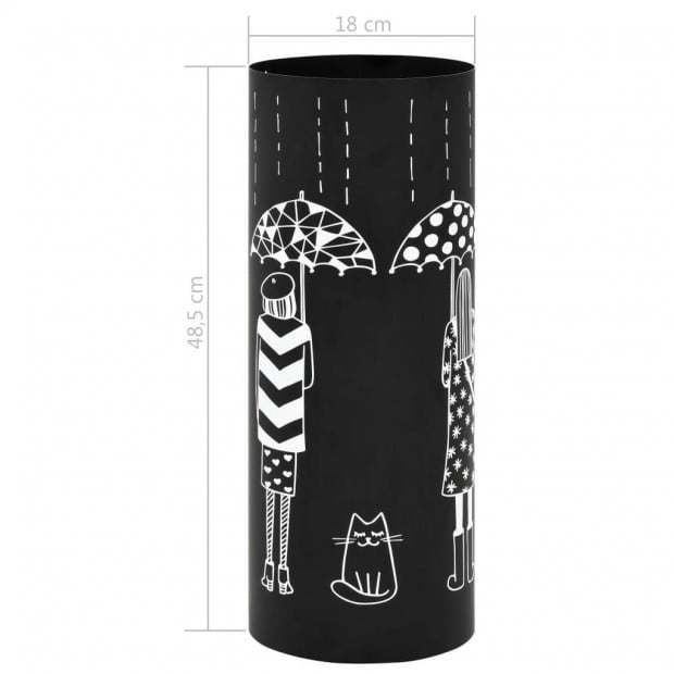 Umbrella Stand Women Steel Black Image 6