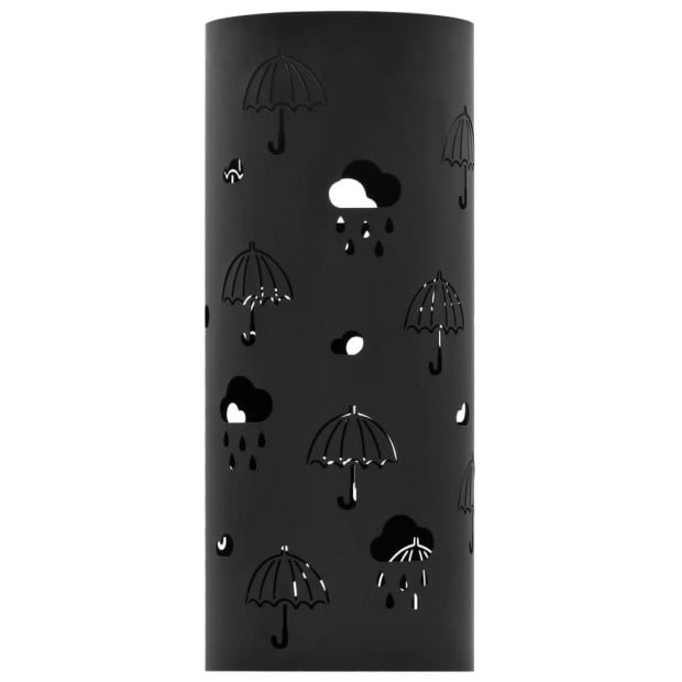 Umbrella Stand Umbrellas Steel Black Image 2
