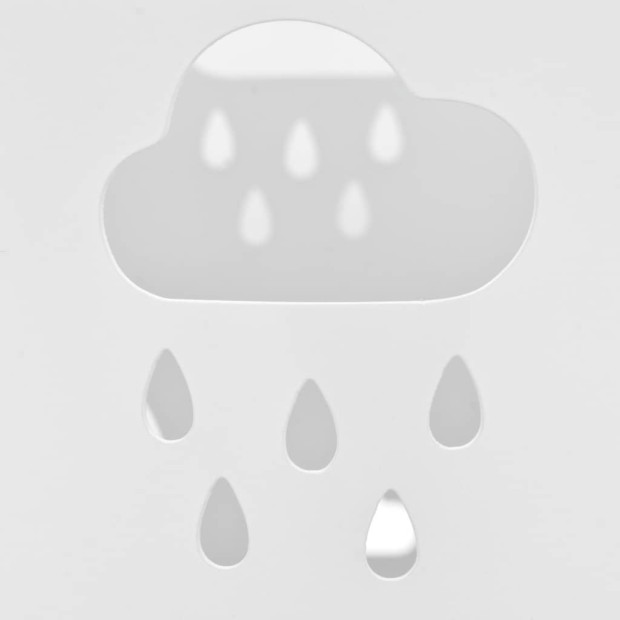 Umbrella Stand Steel White Image 3