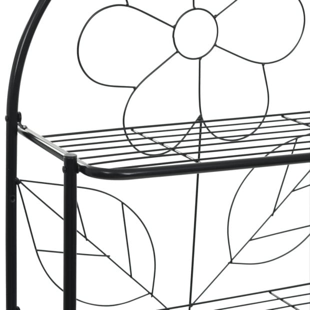 Toilet Rack Black 60x33x174 Cm Image 5