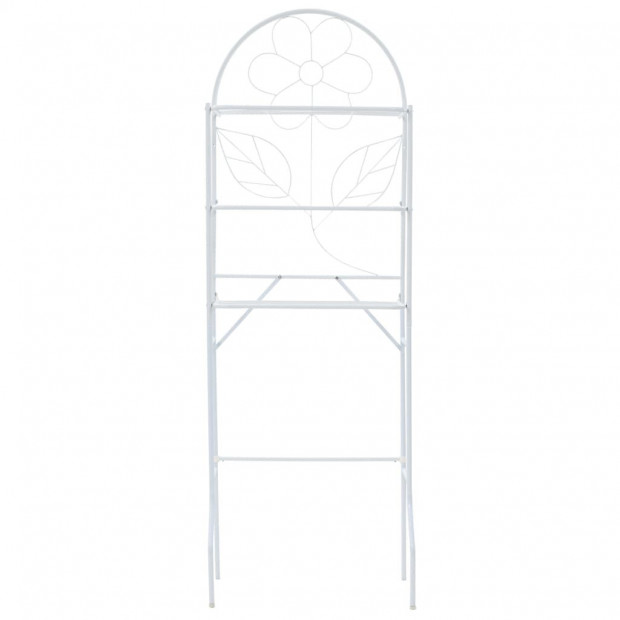 Toilet Rack White 60x33x174 Cm Image 2