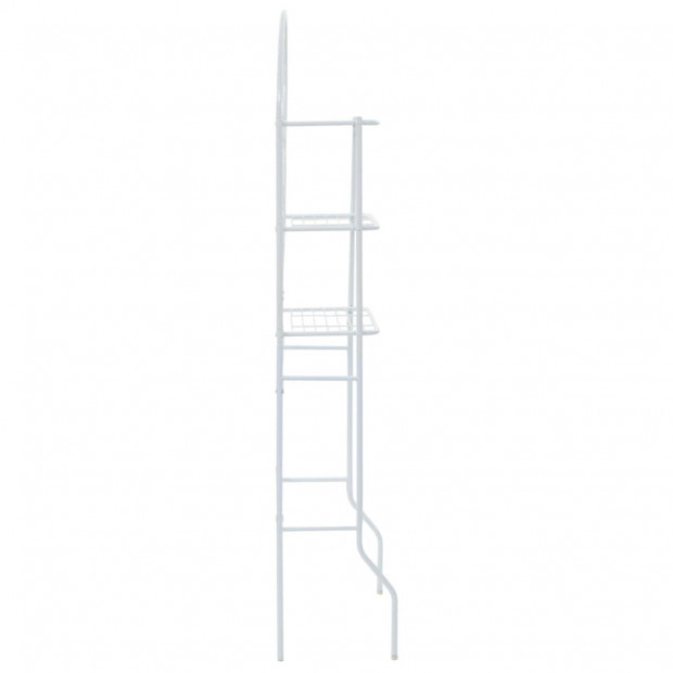 Toilet Rack White 60x33x174 Cm Image 3